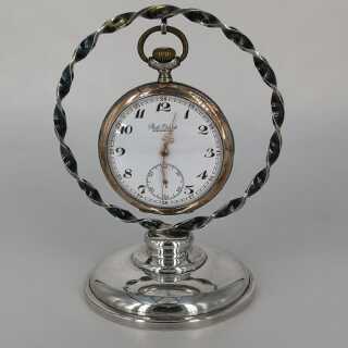Vintage Uhrenhalter - Annodazumal Antikschmuck: Taschenuhrenhalter in Silber