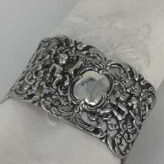 Antikes Silber - Annodazumal Antikschmuck: Vintage Serviettenring in Silber