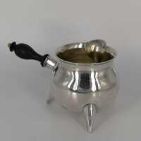 Magnificent Butter Ladle in Silver with Precious Wood Handle from Denmark 1857