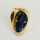 Prächtiger Gold Ring mit einem riesigen facettierten synthetischen Saphir