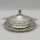 Antikes Tafelsilber - Annodazumal Antikschmuck: Legumiere mit Teller in Silber kaufen