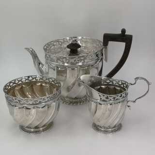 Antikes Tafelsilber - Annodazumal Antikschmuck: Antikes Teeset in Silber kaufen