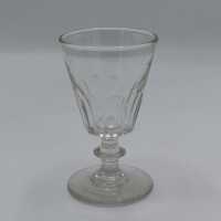 6 Transparent Art Nouveau Baccarat St Louis Crystal Wine Glasses