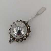 Magnificent Tea Strainer in Silver and Gold from Finland 1924