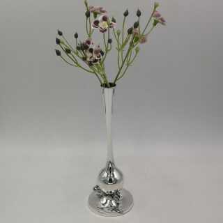 Antikes Silber - Annodazumal Antikschmuck: Jugendstil Glückbringer Vase in Silber kaufen