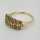 Harem Ring für Damen in Gold mit verschieden farbigen Citrinen
