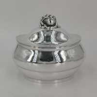 Art Deco Tea or Coffee Set in Silver with Pomegranate Decoration from Sweden