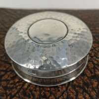 Antique Hammered Silver Snuff Box