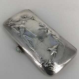Art Deco Zigarettendose in 800/- Silber, € 450,00