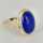 Mid-Century Damen Ring in Gold mit einem prächtigen tiefblauen Lapislazuli