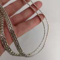 Taxco Mexiko Doppelreihige Halskette in Sterling Silber