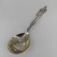 Antique Christening Spoon in Silver Fridtjof Morken Norway