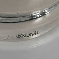 Silver Oval Art Deco Napkin Ring