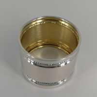 Antique Silver and Gold Napkin Ring