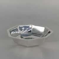 Vintage 8-sided Bowl in Sterling Silver