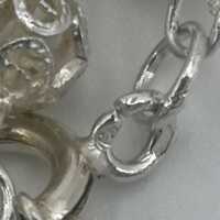 Vintage filigrane Kugelkette aus Silberdraht