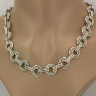 Antikschmuck für Damen - Annodazumal Antikschmuck: Art Deco Halskette in Silber kaufen