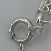 Filigree Art Deco Necklace in Silver