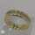 Vintage Unisex Ring in zweifarbigem Gold