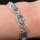 Antikschmuck für Damen - Annodazumal Antikschmuck: Art Deco Armband in Silber mit blauen Spinellen kaufen