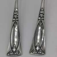 Exceptional Set of Beautiful Art Nouveau Coffee Spoons in Silver