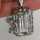 Jugendstil Schmuck in Silber - Annodazumal Antikschmuck: Imposanter Kettenanhänger in Silber mit einem Bergkristall kaufen