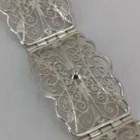 Filigranes Jugendstil Friesenschmuck Armband aus Silber