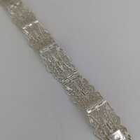 Filigree Art Nouveau Frisian Jewellery Bracelet in Silver