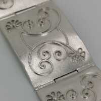 Manschettenförmiges Art Deco Armband aus Silber