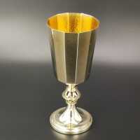 Antikes Tafelsilber - Annodazumal Antikschmuck: Vintage Weinbecher aus vergoldetem Silber kaufen