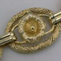 Antikes Armband aus vergoldetem Silber im Neo-Rokoko