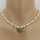 Antikschmuck für Damen - Annodazumal Antikschmuck: Vintage Perlenkette mir Smaragdherz kaufen