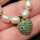 Vintage Schmuck in Gold - Annodazumal Antikschmuck: Perlenkette mit Smaragdherz in Gold kaufen