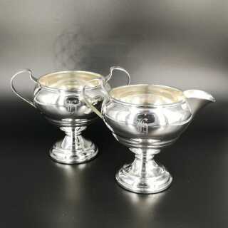 Antikes Silber - Annodazumal Antikschmuck: Antikes Milch/Zuckerset in Silber kaufen