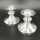 Antikes Tafelsilber - Annodazumal Antikschmuck: Vintage Paar Kerzenleuchter in Silber kaufen
