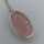 Charming silver pendant with a large rose quartz