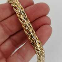 Vintage Schmuck in Gold - Annodazumal Antikschmuck: Damenarmband in Gold in Flechtoptik kaufen
