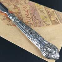 Exquisite vintage letter opener from 1972 in sterling silver