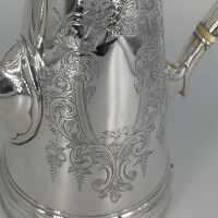 Antique cocoa pot made of 925 sterling silver