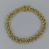 Atemberaubend elegantes Vintage Goldarmband für die Dame