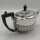 Antique silver tea set in Queen Anne style