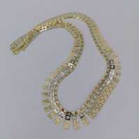 Glamorous Cleopatra necklace made from high-quality 585 yellow gold