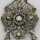 Antike Halskette aus Silber aus der Neo-Renaissance um 1880