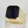 Magnificent mens signet ring in 585 yellow gold with onyx