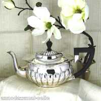 Art Deco sterling silver tea pot