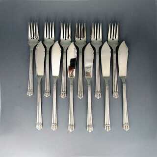 Silver fish cutlery