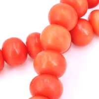 Antique coral necklace from southern Italy with red Sardegna Mediterranean corals