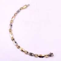 Exclusive ladies bracelet in 585 yellow and white gold