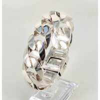 Elegantes, schweres Herrenarmband aus massivem 925er Sterlingsilber