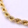 Elegant vintage cord bracelet from the 1990s in 333 gold
